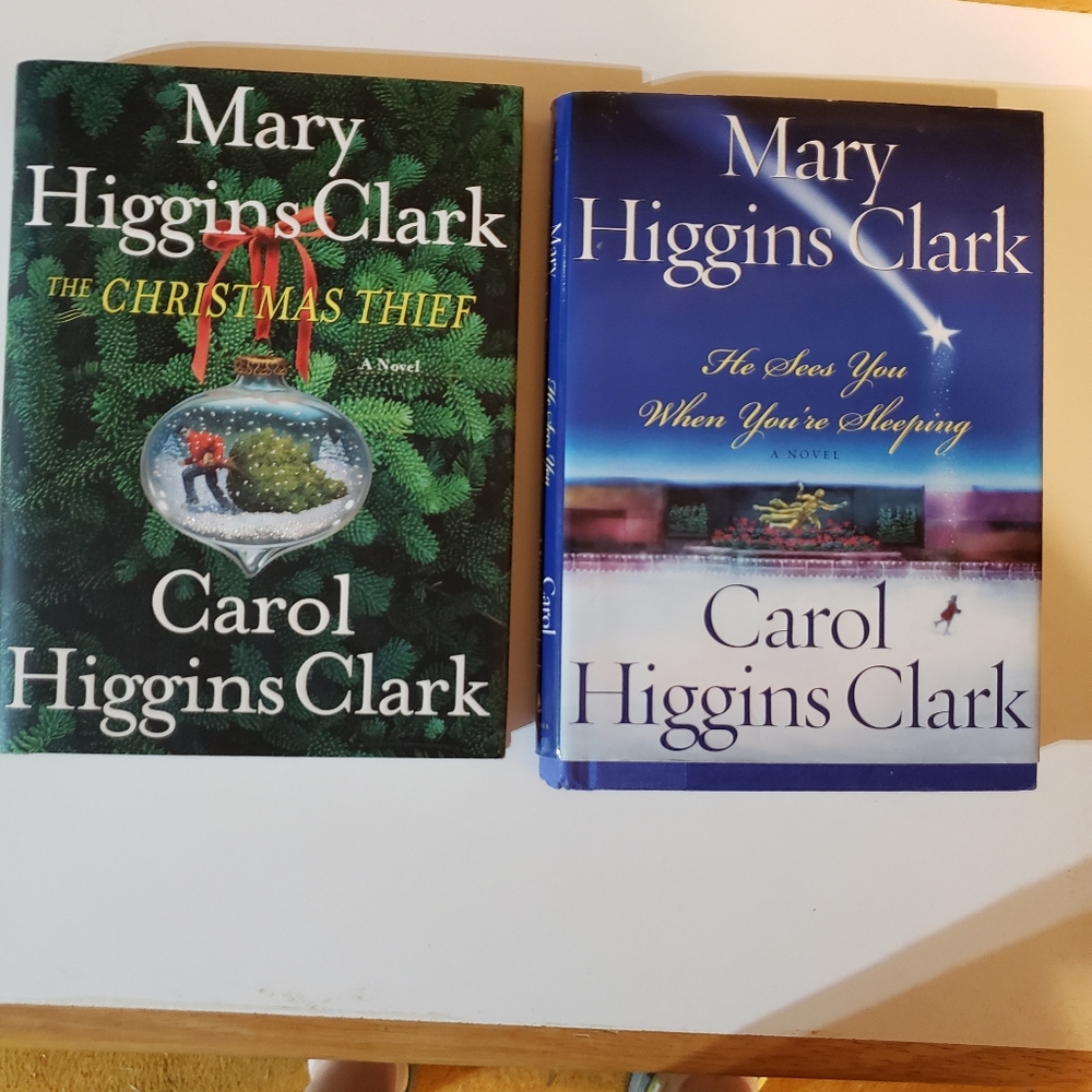 2 Hardcover mystery books